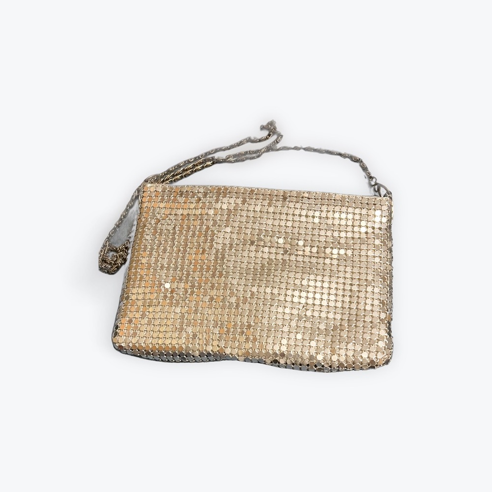 Elegant silver Sequin Clutch